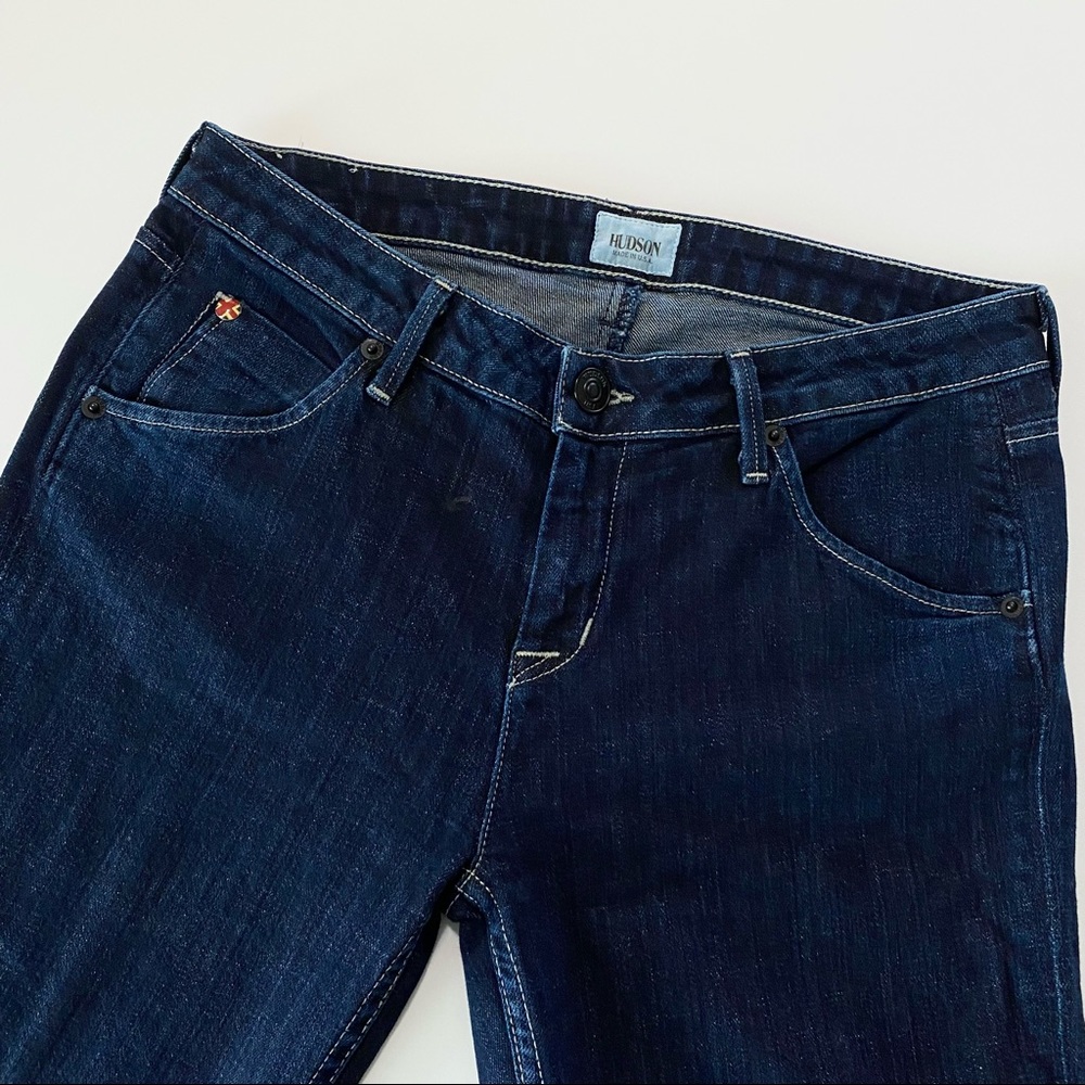 Hudson Midrise Carly Dark Wash Jeans 28 - Picture 4 of 6